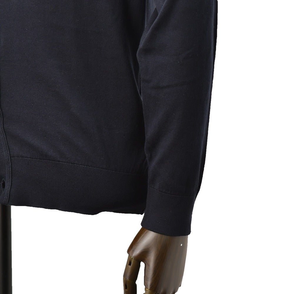 ジョンスメドレーJOHNSMEDLEYニットカーディガンメンズWISTINGVネック仕様シーアイランドコットンネイビー紺30ゲージMODERNFITモダンフィット国内正規品でらでら公式ブランド