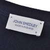 ジョンスメドレーJOHNSMEDLEYニットカーディガンメンズWISTINGVネック仕様シーアイランドコットンネイビー紺30ゲージMODERNFITモダンフィット国内正規品でらでら公式ブランド