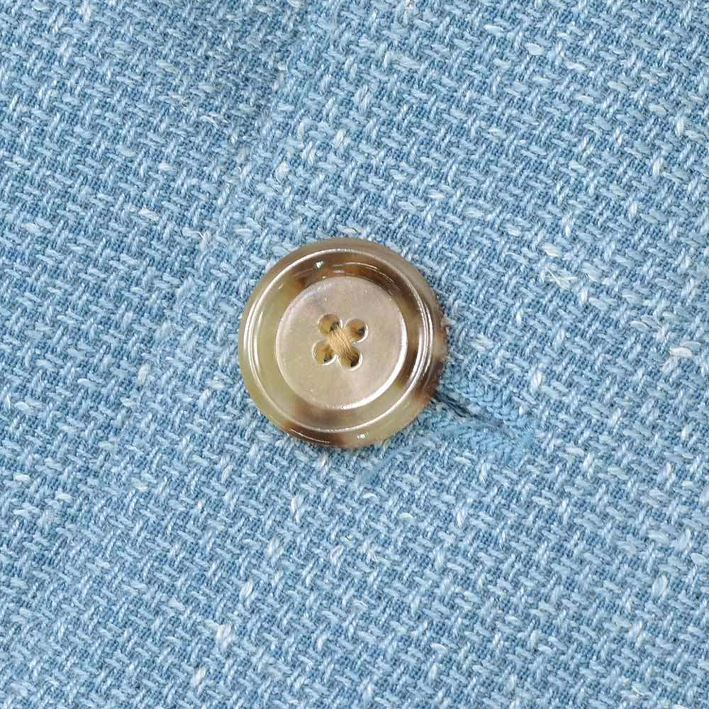 ラルディーニLARDINIテーラードジャケットメンズ2つ釦シングルフロントROMACNJ6202Qブレンドウール3者混生地ライトブルーライトウェイトブート二エール付国内正規品でらでら公式ブランド