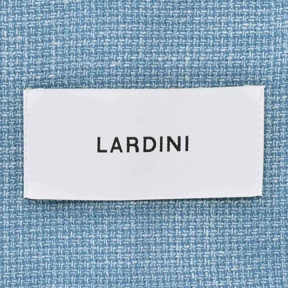 ラルディーニLARDINIテーラードジャケットメンズ2つ釦シングルフロントROMACNJ6202Qブレンドウール3者混生地ライトブルーライトウェイトブート二エール付国内正規品でらでら公式ブランド