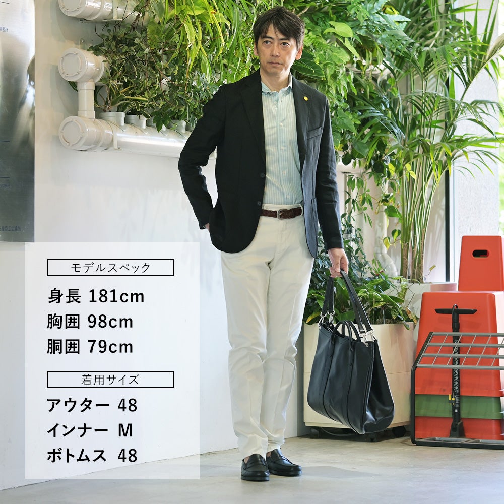 ジャンネットGIANNETTOシャツジャケットメンズシングルジャケットCORALLOコラッロシリーズリネン100％生地ブラック黒軽量&薄手背抜き仕様イタリア製国内正規品でらでら公式ブランド