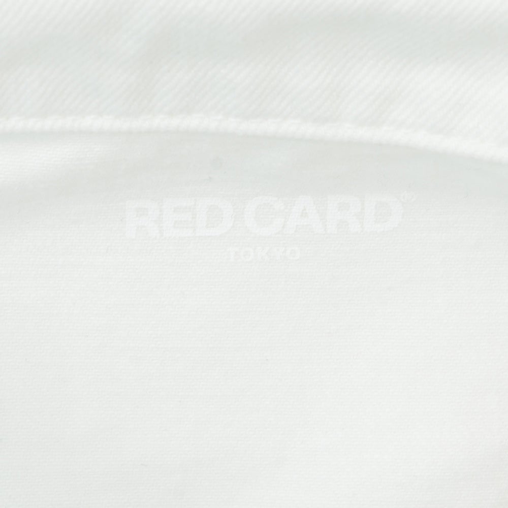 レッドカードトーキョーREDCARDTOKYOトラッカージャケットメンズGジャンデニムブルゾン3rd型デザインリターンコットンユーズドホワイト白ヴィンテージ加工国内正規品でらでら公式ブランド