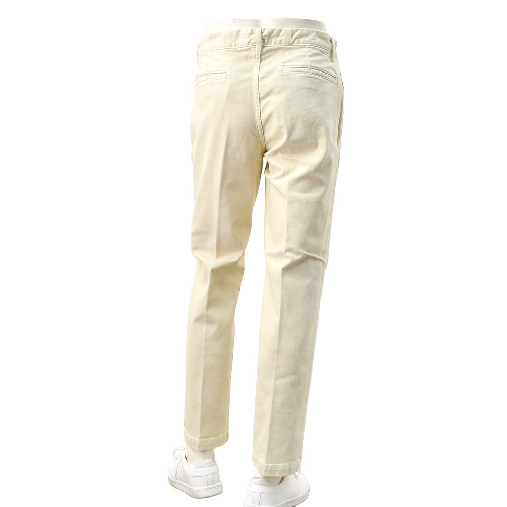 レッドカードトーキョーREDCARDTOKYOデニムスラックスメンズコットンストレッチジーンズSlackスラックヴィンテージホワイト１プリーツセンタークリーステーパード国内正規品でらでら公式ブランド