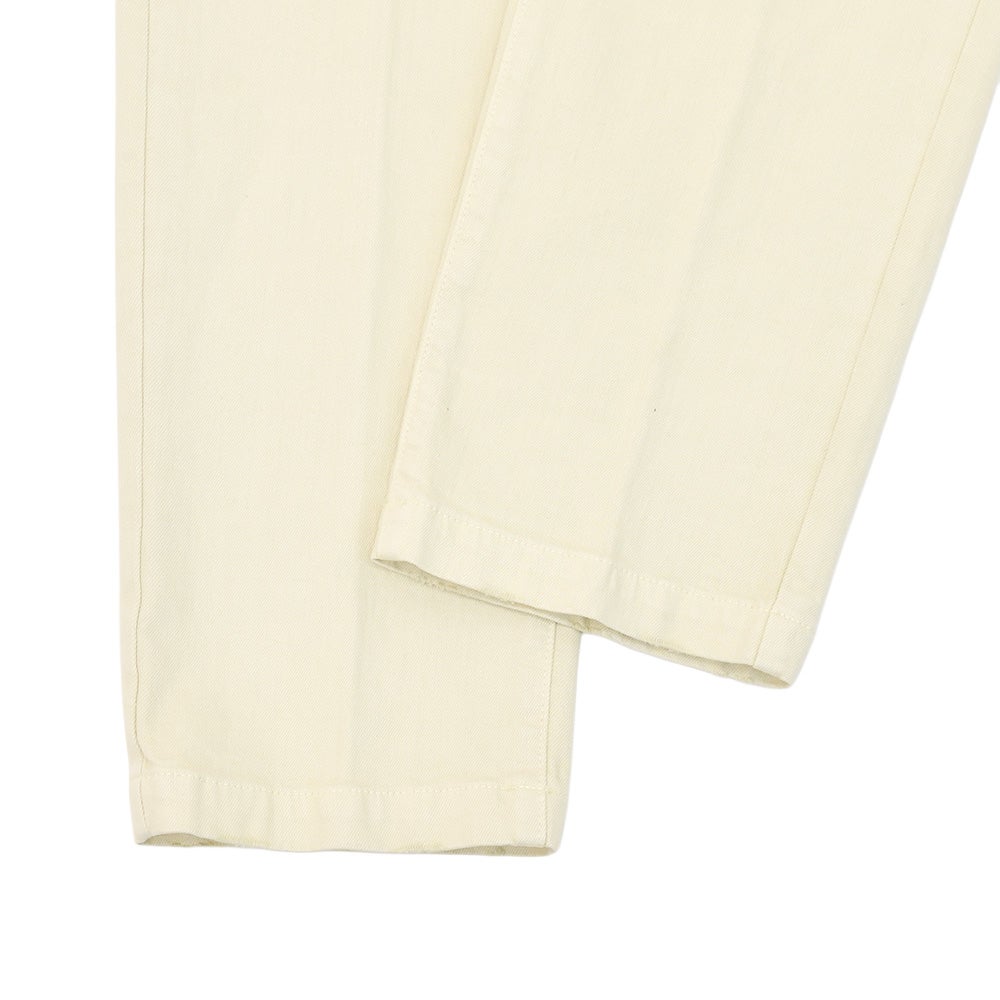 レッドカードトーキョーREDCARDTOKYOデニムスラックスメンズコットンストレッチジーンズSlackスラックヴィンテージホワイト１プリーツセンタークリーステーパード国内正規品でらでら公式ブランド