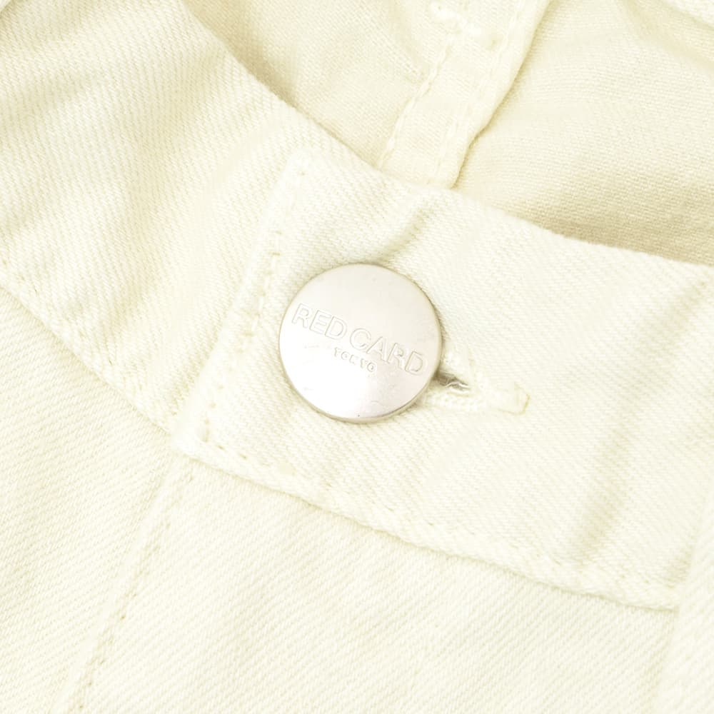 レッドカードトーキョーREDCARDTOKYOデニムスラックスメンズコットンストレッチジーンズSlackスラックヴィンテージホワイト１プリーツセンタークリーステーパード国内正規品でらでら公式ブランド