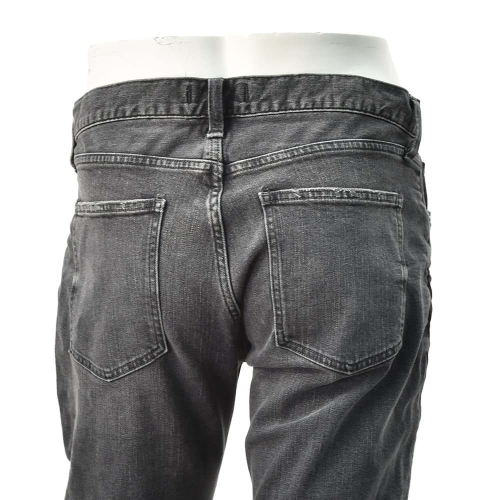 レッドカードトーキョーREDCARDTOKYOストレッチデニムパンツメンズスリムテーパードジーンズRhythm+リズムプラスブラックウォッシュカイハラデニムアンクル丈国内正規品でらでら公式ブランド