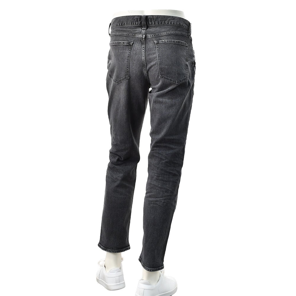 レッドカードトーキョーREDCARDTOKYOストレッチデニムパンツメンズスリムストレートジーンズBassバスモデルダークグレーウォッシュカイハラデニムヴィンテージ加工国内正規品でらでら公式ブランド