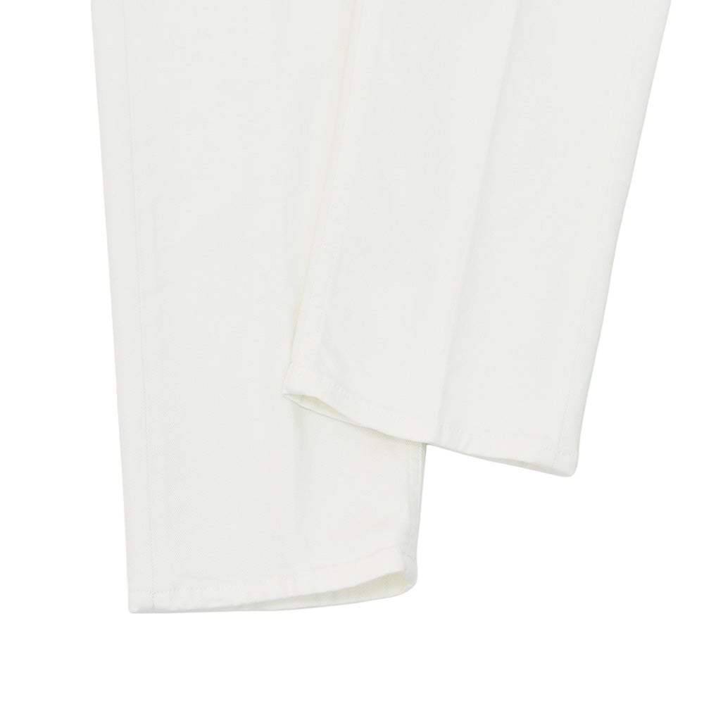 【ポイント8倍3/269:59まで】アントレアミENTREAMISデニムパンツメンズ５ポケットパンツCHRISモデルコットンツイルオフホワイトレギュラーテーパードフィットミドルオンスバックパッチ国内正規品でらでら公式ブランド