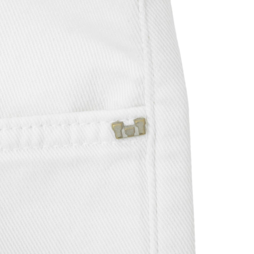 【ポイント8倍3/269:59まで】アントレアミENTREAMISデニムパンツメンズ５ポケットパンツCHRISモデルコットンツイルオフホワイトレギュラーテーパードフィットミドルオンスバックパッチ国内正規品でらでら公式ブランド