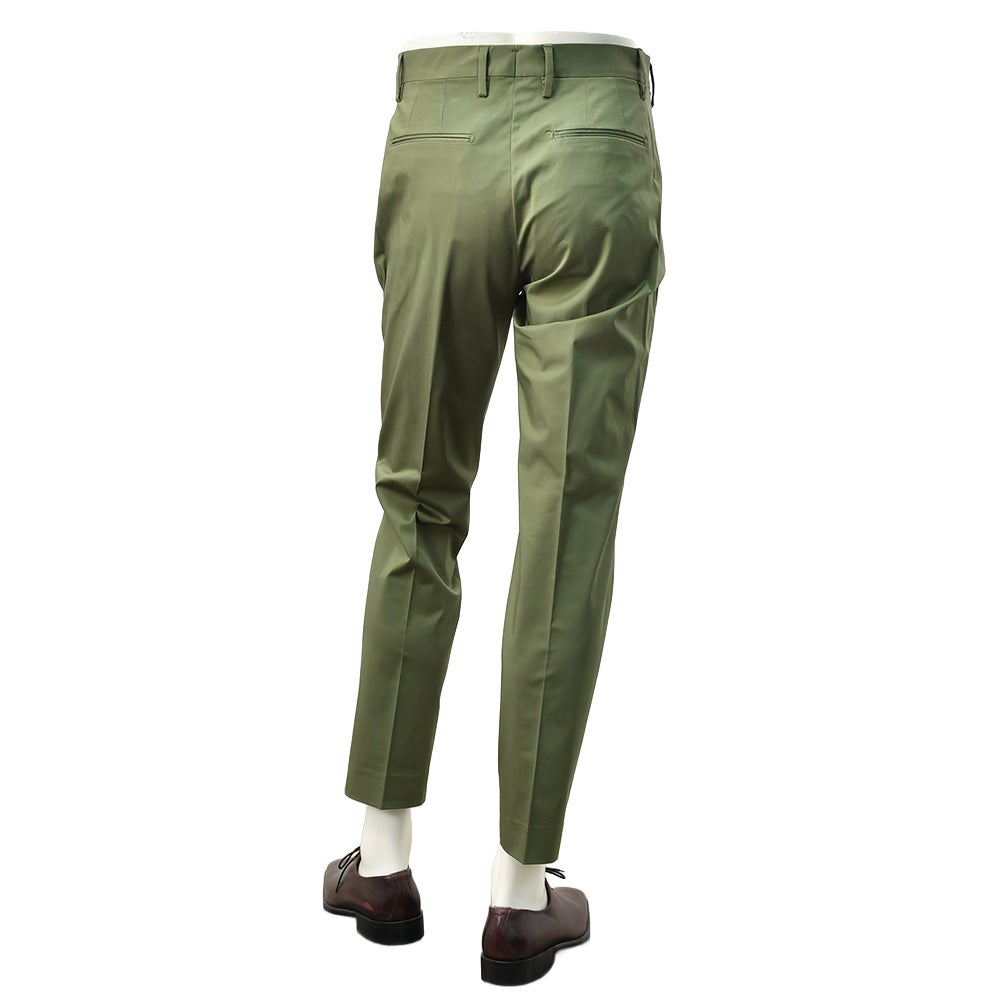 【ポイント8倍3/269:59まで】アントレアミENTREAMISチノスラックスメンズコットンパンツ8502モデル薄手ストレッチコットンミリタリーグリーンレギュラーテーパードライトオンスドレスチノ国内正規品でらでら公式ブランド