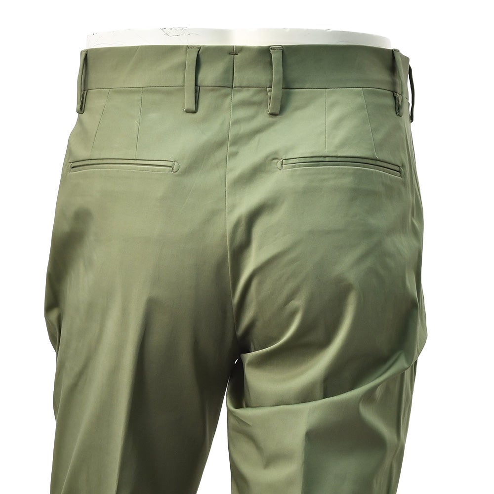 【ポイント8倍3/269:59まで】アントレアミENTREAMISチノスラックスメンズコットンパンツ8502モデル薄手ストレッチコットンミリタリーグリーンレギュラーテーパードライトオンスドレスチノ国内正規品でらでら公式ブランド