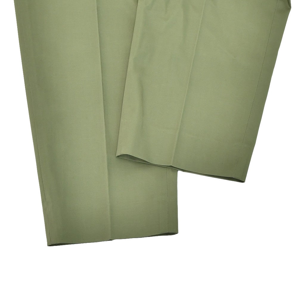 【ポイント8倍3/269:59まで】アントレアミENTREAMISチノスラックスメンズコットンパンツ8502モデル薄手ストレッチコットンミリタリーグリーンレギュラーテーパードライトオンスドレスチノ国内正規品でらでら公式ブランド