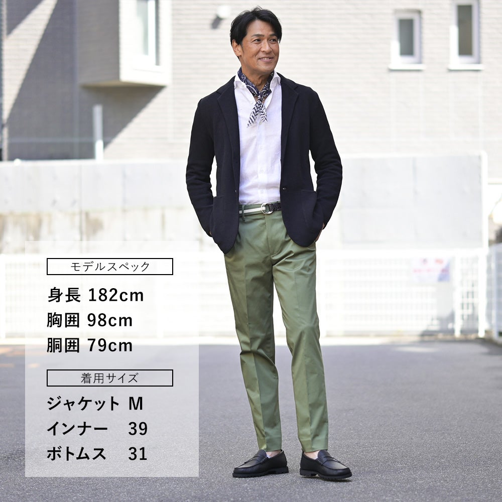 【ポイント8倍3/269:59まで】アントレアミENTREAMISチノスラックスメンズコットンパンツ8502モデル薄手ストレッチコットンミリタリーグリーンレギュラーテーパードライトオンスドレスチノ国内正規品でらでら公式ブランド