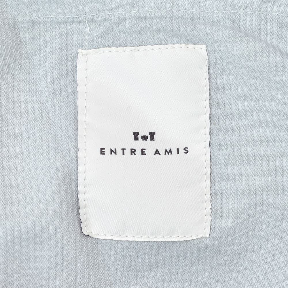 【ポイント8倍3/269:59まで】アントレアミENTREAMISチノスラックスメンズコットンパンツ8188モデル薄手ストレッチコットンライトグレースリムテーパードライトオンスクロップド丈国内正規品でらでら公式ブランド