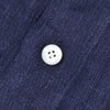 【ポイント8倍3/269:59まで】フィナモレFinamore長袖シャツメンズカジュアルシャツSIMONEシモーネリネン生地ネイビー紺ガーメントウォッシュブランドロゴ入り貝釦JTONDO型BALI国内正規品でらでら公式ブランド