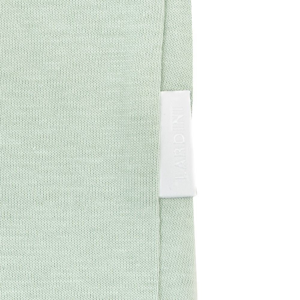 ラルディーニLARDINI半袖TシャツメンズクルーネックカットソーCNJLTMC70コットンジャージーライトオリーブブランドロゴ左裾ブランドタグリラックスシルエット国内正規品でらでら公式ブランド