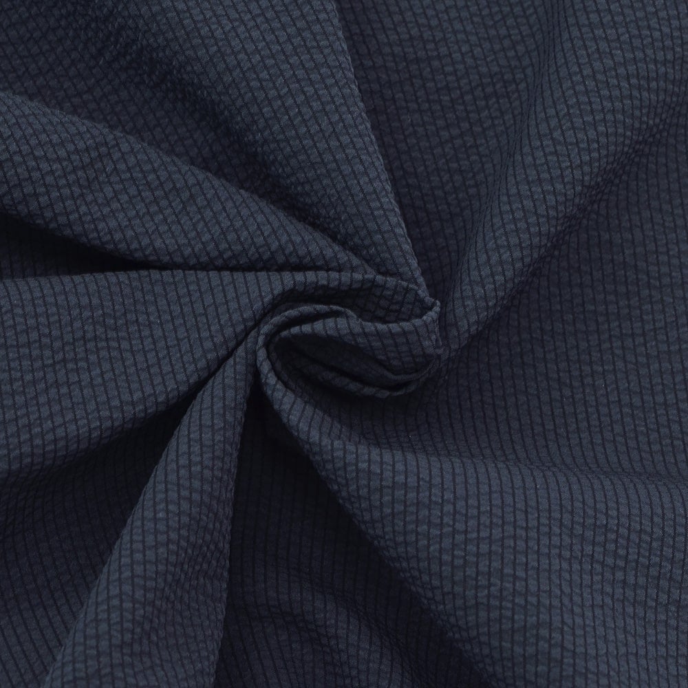 【preSALE!20%off】ヘルノHERNOテーパードパンツメンズシアサッカー生地1プリーツ仕様ネイビー紺PT000093Uゴムウエスト&ドローコードストレッチ国内正規品でらでら公式ブランド