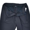 【preSALE!20%off】ヘルノHERNOテーパードパンツメンズシアサッカー生地1プリーツ仕様ネイビー紺PT000093Uゴムウエスト&ドローコードストレッチ国内正規品でらでら公式ブランド
