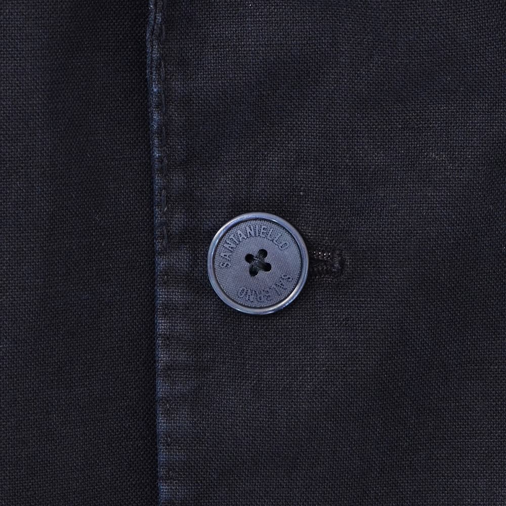 サンタニエッロSANTANIELLOシングルジャケットメンズテーラードジャケットGL797MF-DS3151コットンリネン綿麻ダークネイビー濃紺ガーメントダイレギュラーフィット国内正規品でらでら公式ブランド