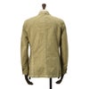 サンタニエッロSANTANIELLOシングルジャケットメンズテーラードジャケットGL797MF-DS3151コットンリネン綿麻カーキガーメントダイレギュラーフィット国内正規品でらでら公式ブランド