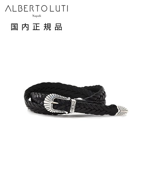 アルベルト ルティ ALBERTO LUTI レザーベルト メンズ プンターレ 鹿革