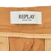 リプレイREPLAYコットンパンツメンズチノスラックスベニーBENNIコットンストレッチオレンジブラウンX-L.I.T.E+ライトオンスレギュラーテーパードシルエット軽量国内正規品でらでら公式ブランド