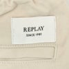 リプレイREPLAYカーゴパンツメンズテーパードパンツアダーンモデルADHANNストレッチコットンルツイルライトベージュサイドゴムシャーリング仕様国内正規品でらでら公式ブランド