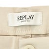 リプレイREPLAYカーゴパンツメンズテーパードパンツアダーンモデルADHANNストレッチコットンルツイルライトベージュサイドゴムシャーリング仕様国内正規品でらでら公式ブランド