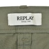 リプレイREPLAYカーゴパンツメンズテーパードパンツアダーンモデルADHANNストレッチコットンルツイルダークグリーンサイドゴムシャーリング仕様国内正規品でらでら公式ブランド