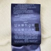 ヘルノHERNO長袖ニットメンズワッフル調ニットコットンピケジャージオフホワイトエンボスロゴクルーネック胸元・袖配色ライン鹿の子国内正規品でらでら公式ブランド