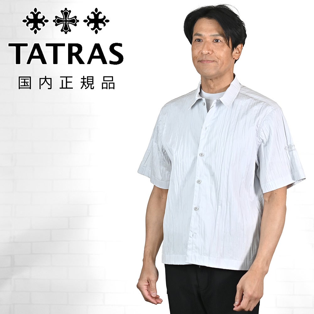 タトラス TATRAS 半袖ニットポロシャツ メンズ エリゴネ ERIGONE 3つ釦