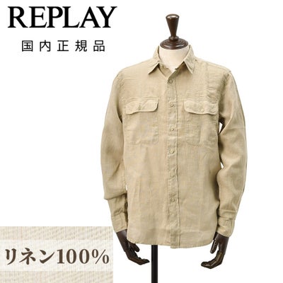 タグ付き】replay リプレイ デニムジャケット シャツ リプレイ REPLAY 