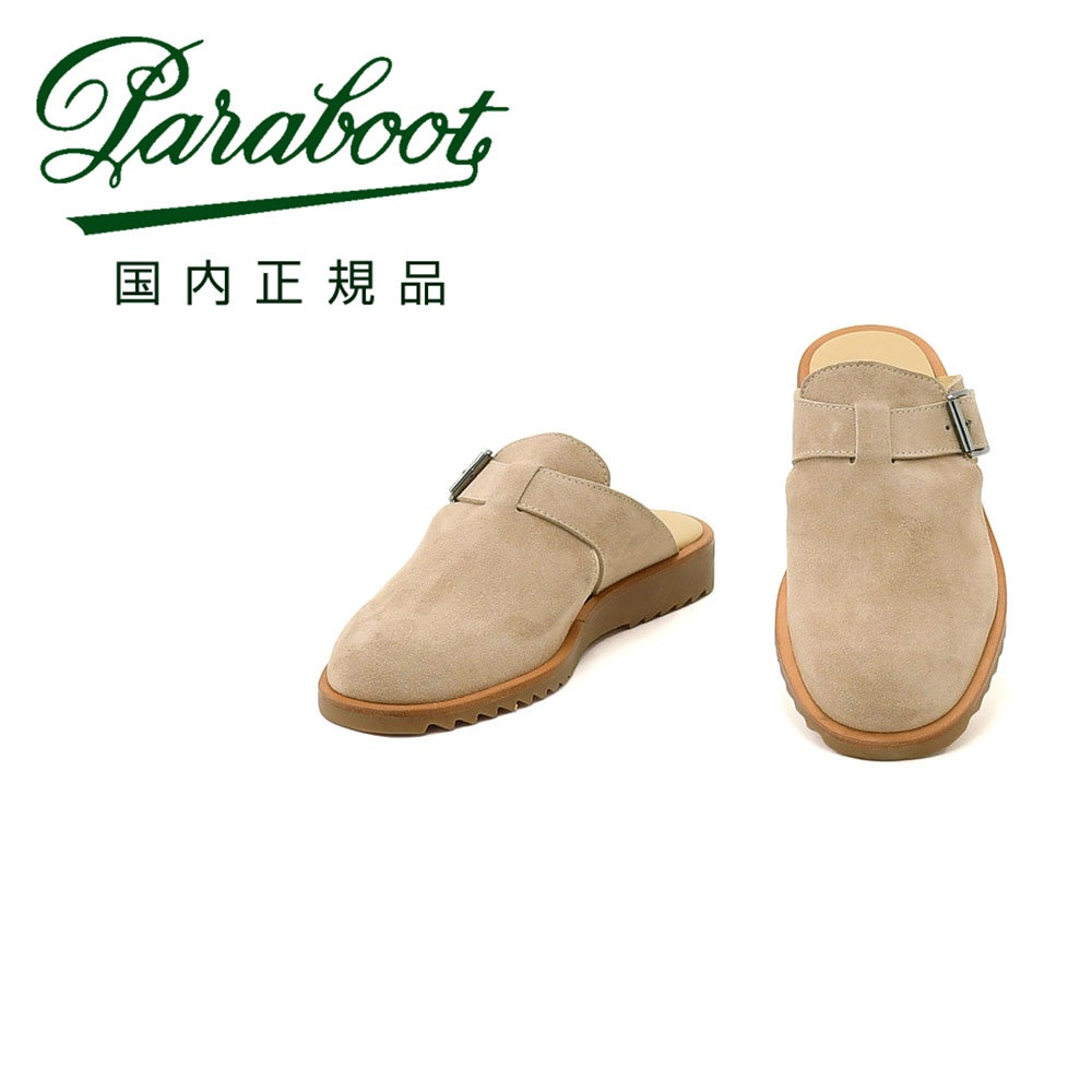 パラブーツ PARABOOT レザーサンダル メンズ ミュールタイプサンダル
