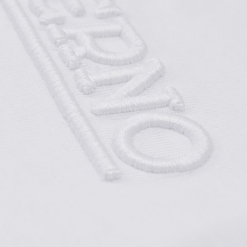 【ポイント8倍7/119:59まで】ヘルノHERNO半袖Tシャツメンズクルーネックカットソー同色ロゴ刺繍COMPACTJERSEYホワイト白レギュラーフィットショートスリーブシルバープレート国内正規品でらでら公式ブランド