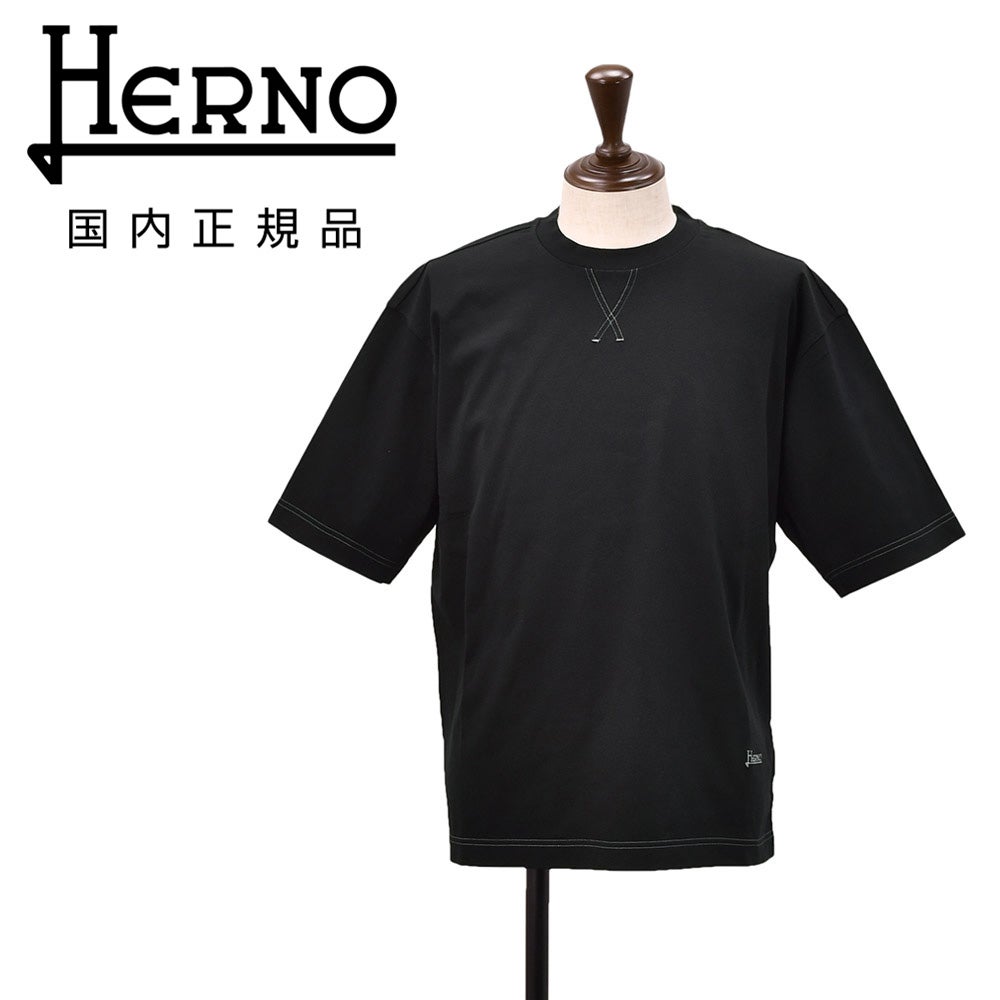 ヘルノ HERNO ニットTシャツ メンズ 半袖ニットソー ワッフル編み