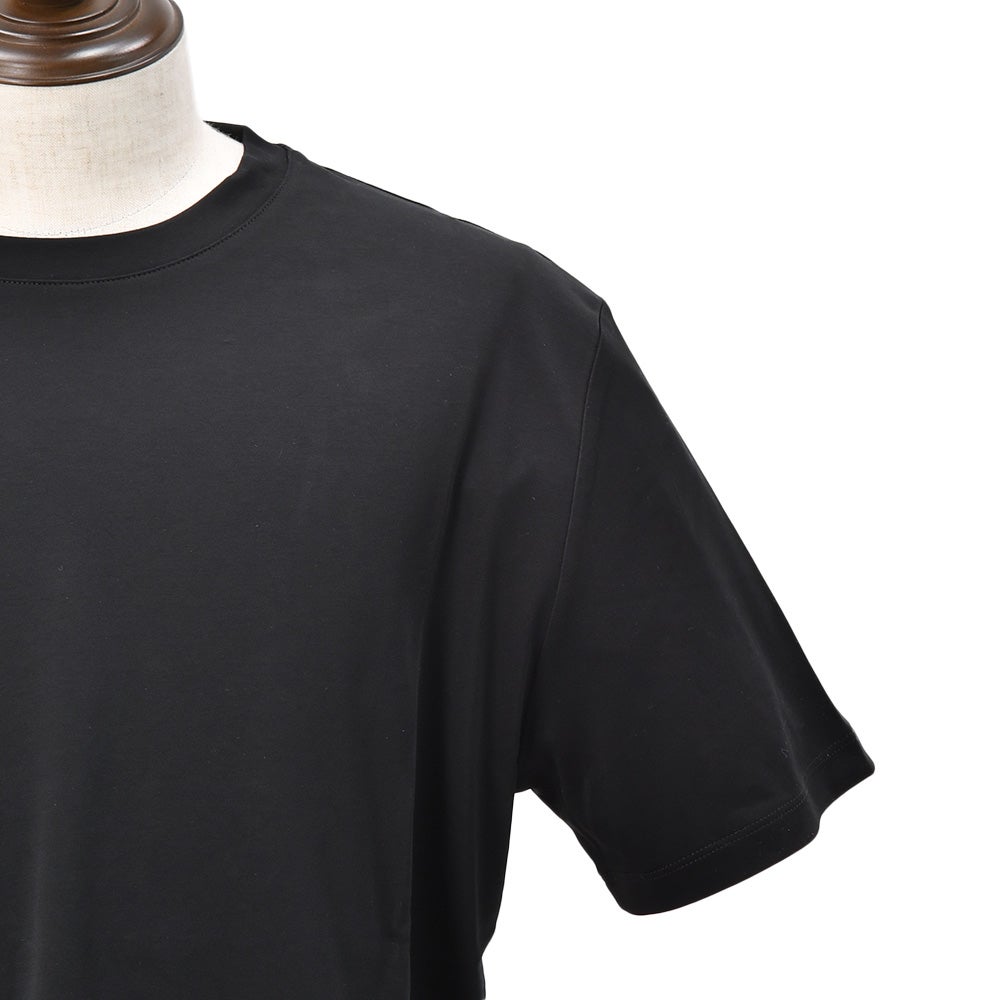 ノミアモnomiamo半袖Tシャツメンズクルーネックカットソースーピマコットンブラック黒40Gハイゲージレギュラーシルエット日本製国内正規品でらでら公式ブランド