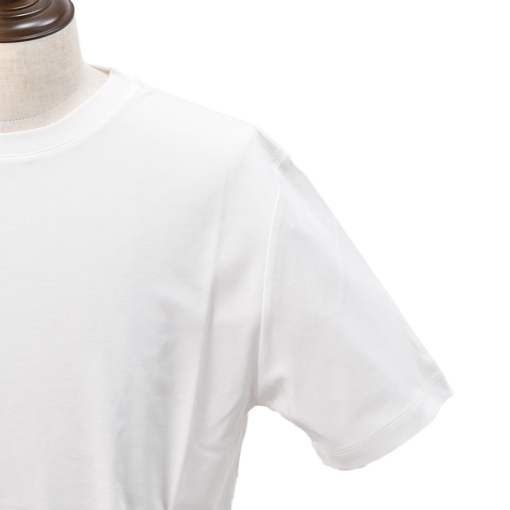 ノミアモnomiamo半袖Tシャツメンズクルーネックカットソースーピマコットンホワイト白40Gハイゲージレギュラーシルエット日本製国内正規品でらでら公式ブランド