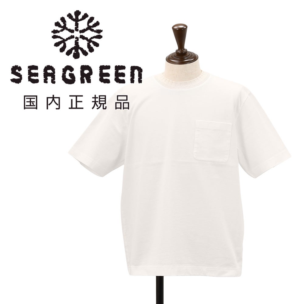 リブ配色ネック 半袖Tシャツ