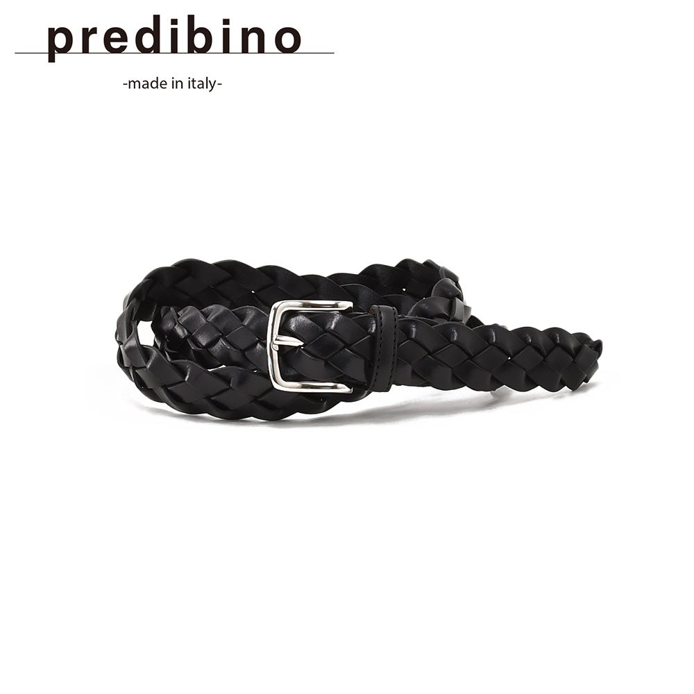 プレディビーノ Predibino レザーメッシュベルト メンズ イントレ