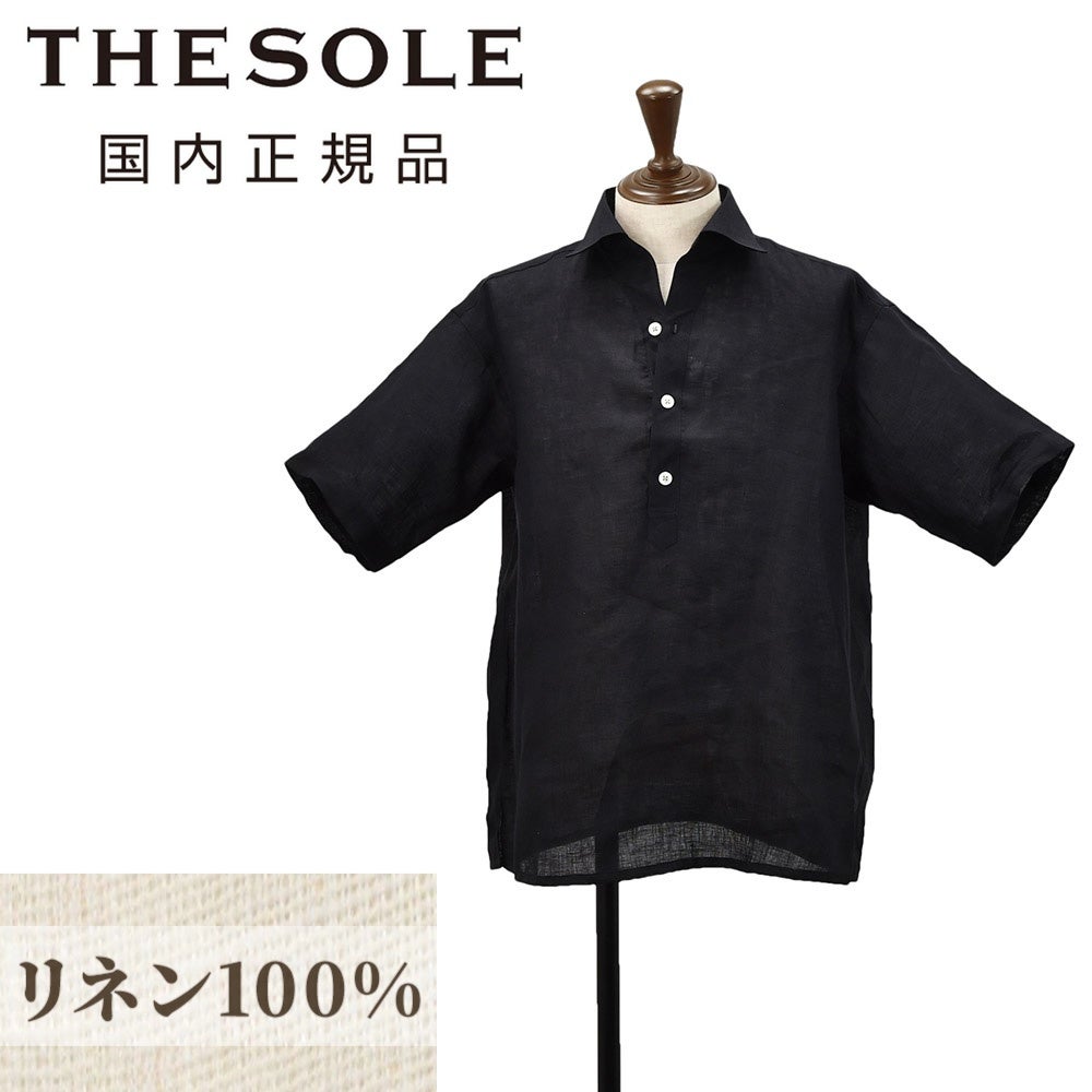 ザソール THE SOLE オープンカラーシャツ メンズ 半袖プルオーバー