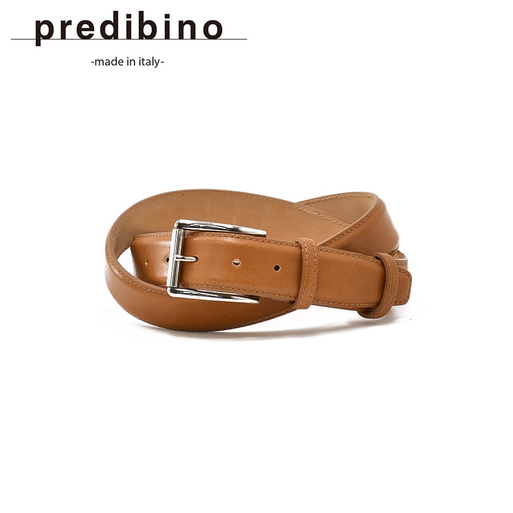 プレディビーノ Predibino レザーベルト メンズ イタリアンレザー シボ