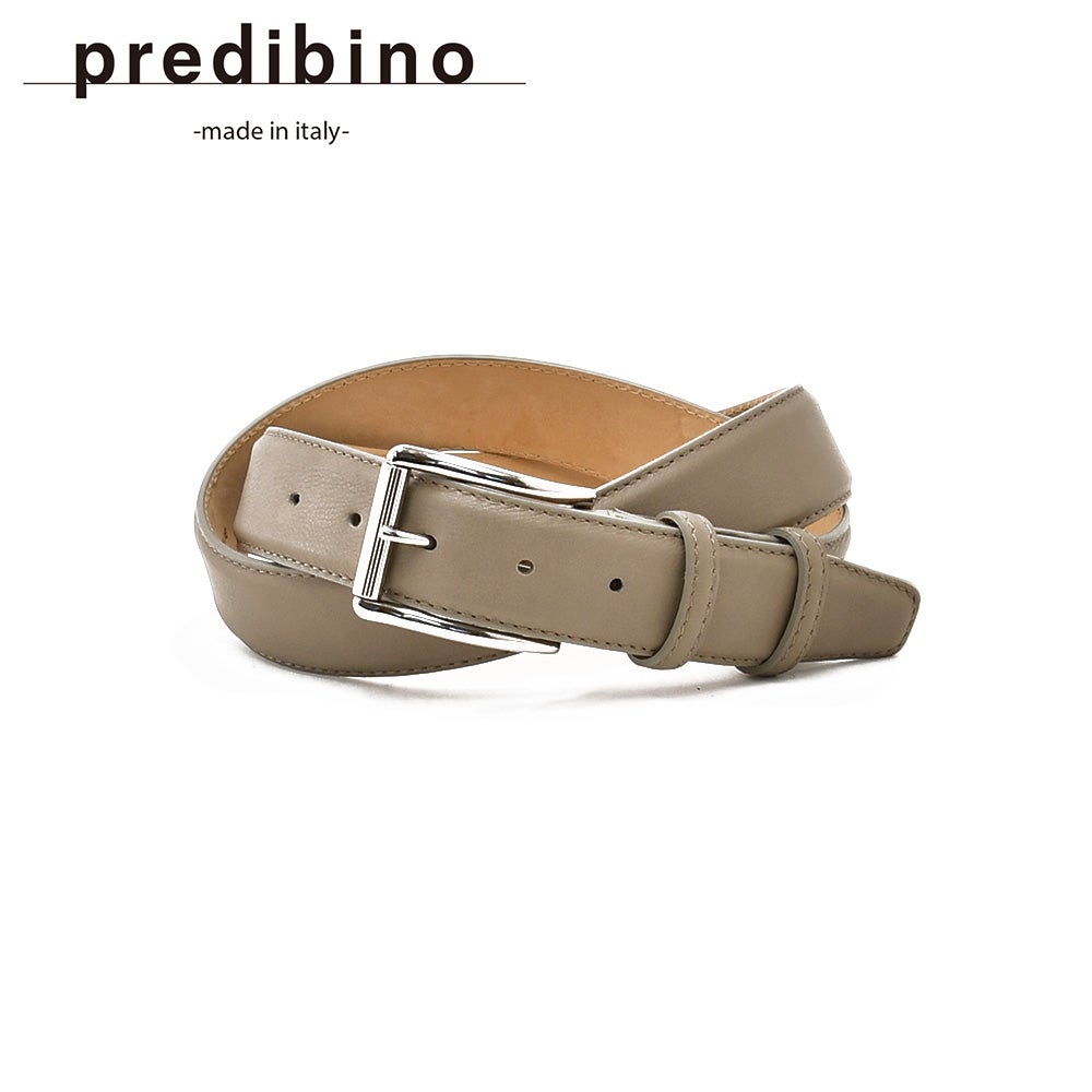 プレディビーノ Predibino レザーベルト メンズ イタリアンレザー シボ