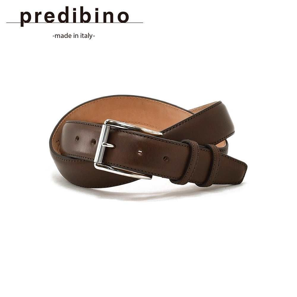 プレディビーノ Predibino レザーベルト メンズ カーフスエードレザー