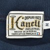 カネルKANELLモックネックニットメンズロングスリーブボナパルトBONAPARTECOLMONTANTネイビー別注モデルオーガニックコットンヴィンテージリブ国内正規品でらでら公式ブランド