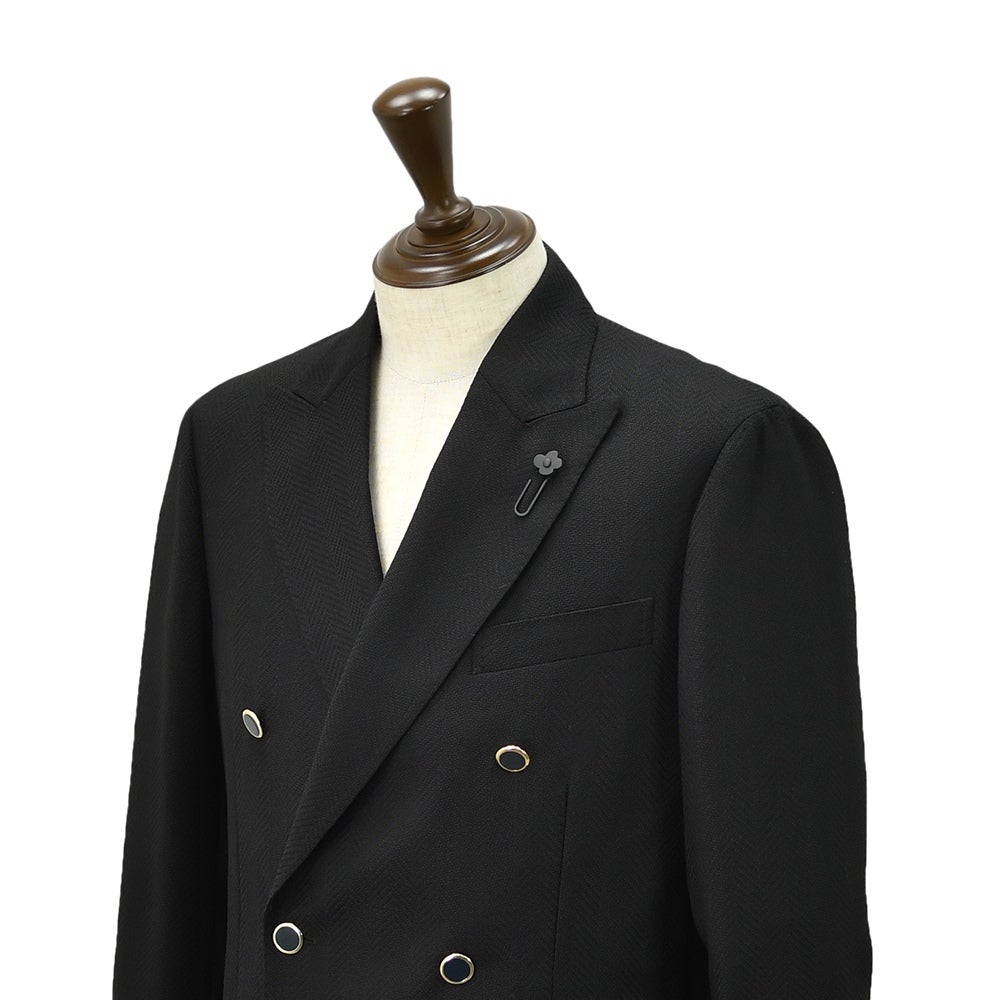 ラルディーニ LARDINI テーラードジャケット メンズ ヘリンボーン柄