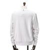 【preSALE!30%off】ヘルノリゾートHERNORESORT長袖トレーナーメンズスウェットシャツクルーネックホワイト白JG00033URCOTTONSWEATER変形型ポケットシルバープレート国内正規品でらでら公式ブランド