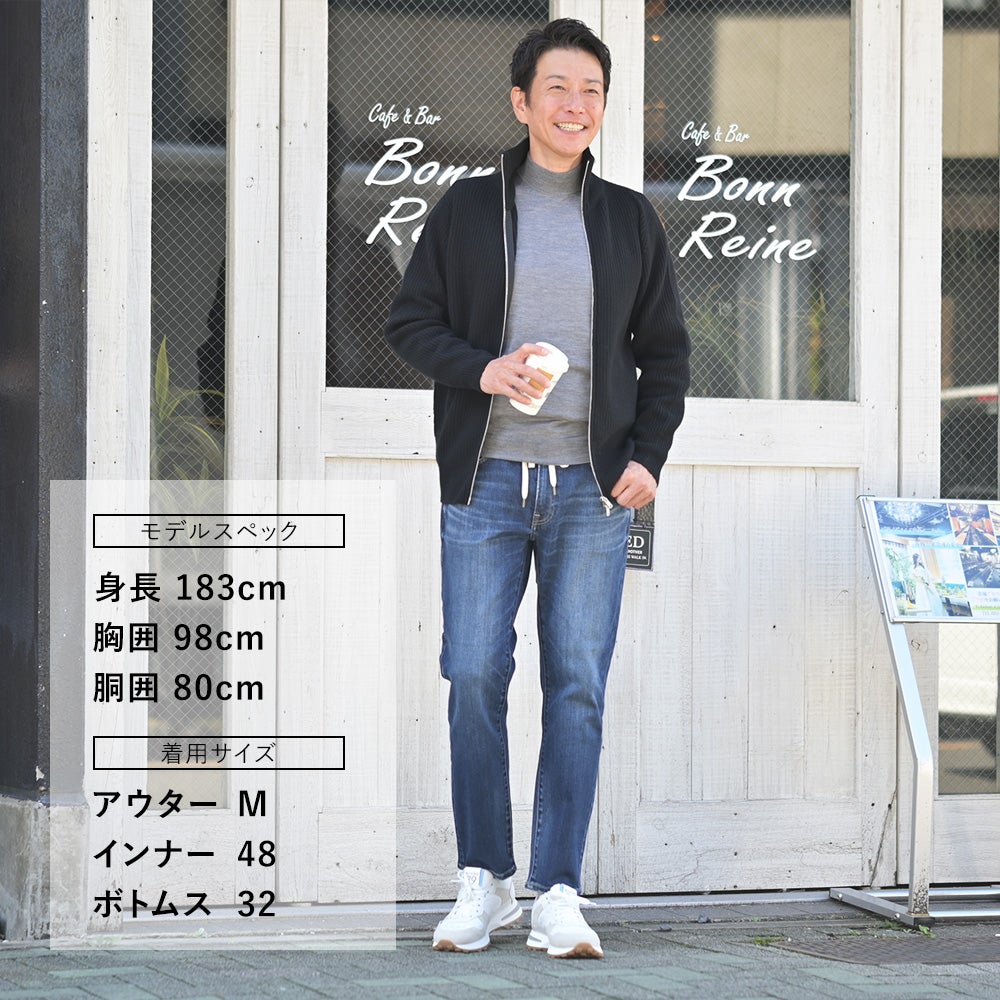 レッドカードトーキョーREDCARDTOKYOデニムパンツメンズスリムテーパードジーンズリズムプラスイージーRhythm+Easy３者混デニム生地ブルーウォッシュドローコードアンクル丈でらでら公式ブランド