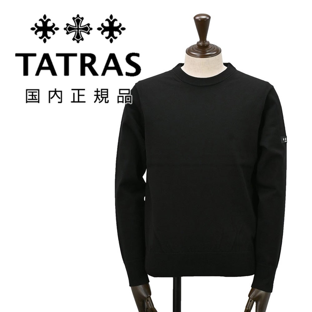 TATRAS GRADO クルーネックニット ブラック