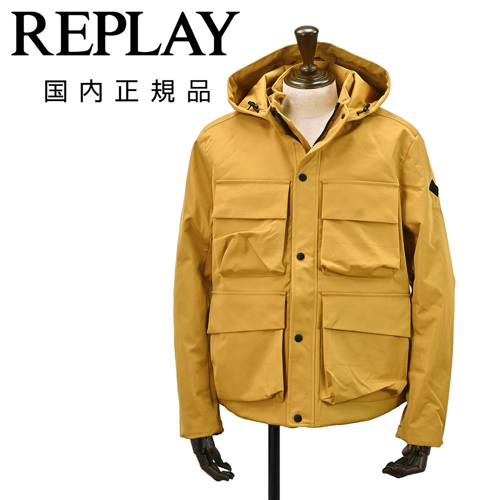 リプレイ REPLAY 中綿マウンテンブルゾン メンズ フィールドジャケット