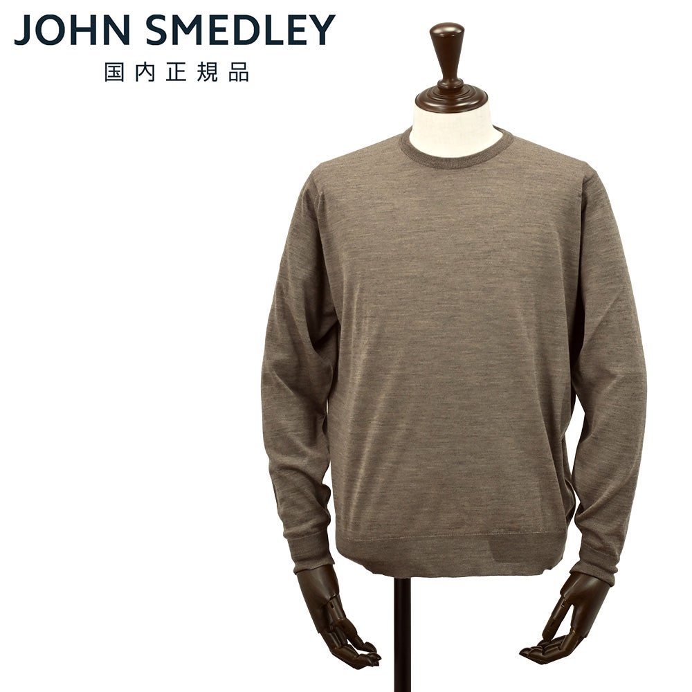 John Scanlan[ジョン・スキャンラン]写真　額付き ジョンスメドレー JOHN SMEDLEY クルーネックニット メンズ 長袖